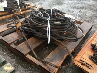 Pallet of 9/16 In Cable Slings.