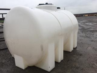 500 Gallon White Poly Water Tank.