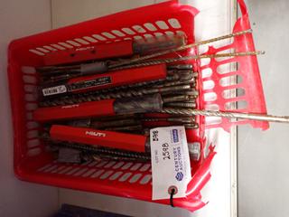 Assorted Hilti Drilling Bits.