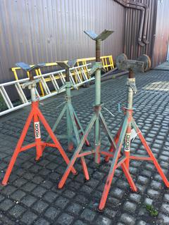 (4) Ridgid 2500 Lb Pipe Stands, Model # RJ-99.