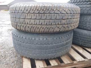 (2) Michelin LTX A/T2 Tires LT265/70 R18, 124/121R c/w Rims.