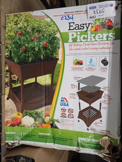 Emsco Group Easy Pickers Self Watering Elevated Raised Grow Box, 30 In Stand.