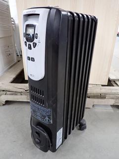 Kenwood Electric Oil Filled Radiator, Model # EW7507EBK.