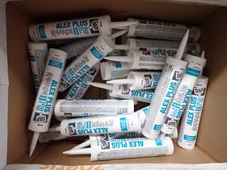 Quantity of DAP Alex Plus White Acrylic Latex Caulking 300 ml.