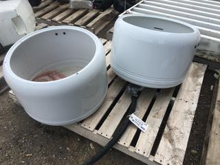 (2) Washing Machine Drums.