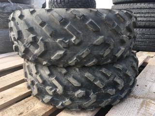 (2) Dunlop KT 181 Tires AT25x8-12.