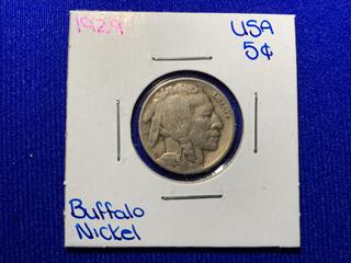 1929 USA Buffalo Nickel.