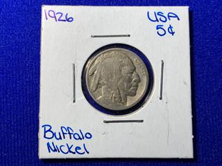 1926 USA Buffalo Nickel.