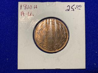 1900 Canada One Cent Coin.