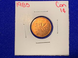 1985 Canada One Cent Coin.