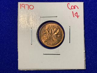 1970 Canada One Cent Coin.