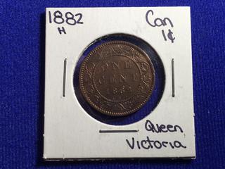 1882 Canada One Cent Coin.