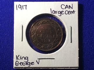 1917 Canada One Cent Coin.