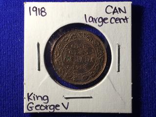 1918 Canada One Cent Coin.