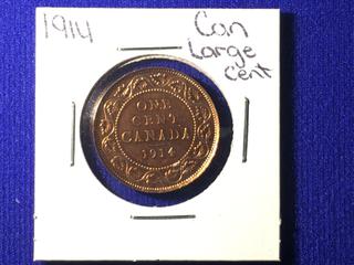 1914 Canada One Cent Coin.