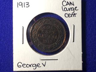 1913 Canada One Cent Coin.