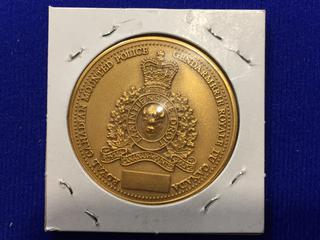 Royal Canadian Mounted Police 1873 MP Medallion.