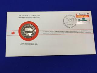 1979 Canada Post Sterling Silver Medallion "Canadian Provinces: Prince Edward Island".