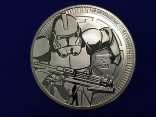 2019 Niue Two Dollar One Ounce .999 Fine Silver Coin "Storm Trooper".