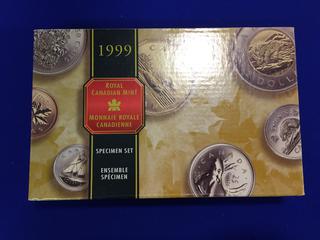 1999 Canada Specimen Coin Set c/w Case.