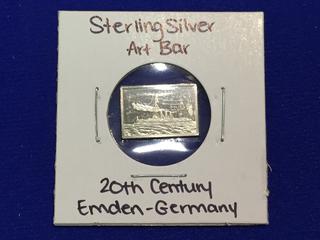 Sterling Silver Art Bar "Emden".