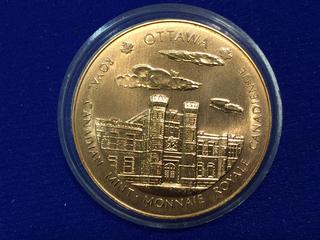 Royal Canadian Mint Winnipeg Coin.