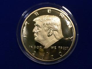 Donald Trump 45th President Medallion.