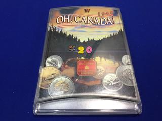 1998 Royal Canadian Mint "Oh! Canada!" Uncirculated Coin Set.