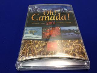 2001 Royal Canadian Mint "Oh! Canada!" Uncirculated Coin Set.