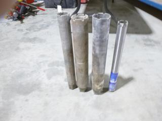 (1) 1 1/2 In., (1) 2 In. And (2) 2 1/2 In. Coring Bits