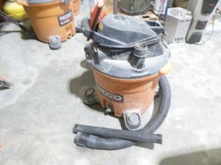 Ridgid 12-Gal Wet/Dry Shop Vac C/w Accessories