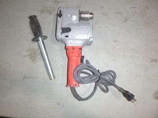 Milwaukee Hole Hawg 120V 1/2 In. Drill C/w Case