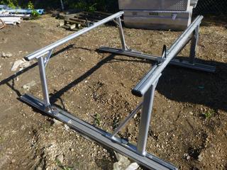 TracRac Aluminum Truck Box Rails and Front and Rear Racks, Box Rail Length 6 Ft. 10 In., Width is Adjustable