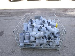 Qty of IPEX 2 In., 3 In. and 4 In. PVC Couplings, Tees, Y's, 45's and 90's Reducers *Note: Crate Not Included*