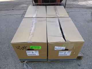 (4) Boxes of IPEX 4 In. PVC Double San Tees. PN 026545