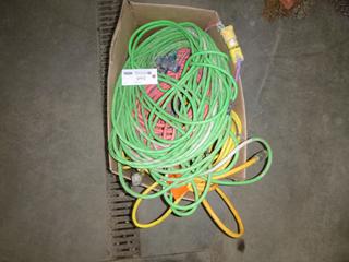 Qty Of Assorted Extension Cords *Note (1) Missing a Plug End *