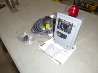 Unused SJE Rhombus XT Tank Alert Alarm w/ Manual