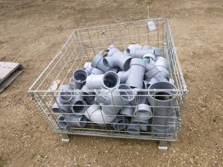 Qty of 2 In. to 6 In. PVC Couplings, Tees, Y's, 45's and 90's Reducers *Note: Crate Not Included*