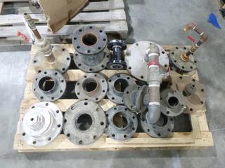 Qty of Assorted Flanges And Flanges w/ Fittings