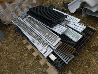 Qty Of Assorted Grating To Fit Channel Drains