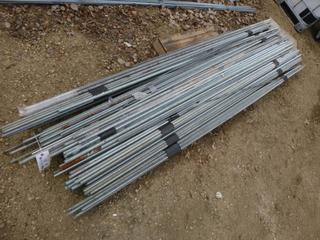 Qty of 10 Ft. Lengths Of 1 In., 1/2 In. and 3/4 In. Threaded Rod