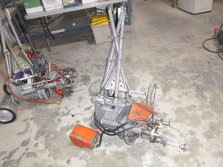 Ridgid Model 300-12 Pipe Threading Machine w/ Pipe Cutting Attached Die And Foot Pedals