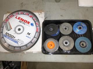 Qty of Various Brands and Sizes of Circular Saw Blades and Cutting Discs