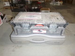 Husky Tool Box C/w Tile Cutter 