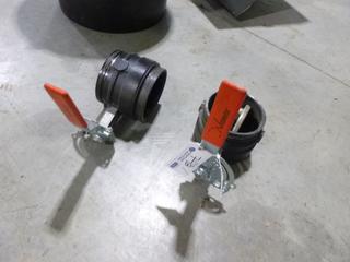 Unused Fire Suppression System Butterfly Valves