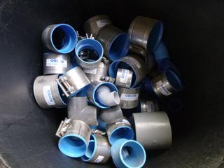 Qty of  Assorted PVC Fittings C/w Assorted Orion Couplers