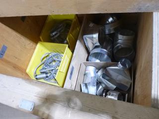 Qty of Ducting and Hanger Clamps,  Various Sizes  *Note: Buyer Responsible for Load Out*