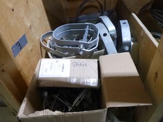 Qty of Stainless Hanging Clamps,  Various Size  *Note: Buyer Responsible for Load Out*