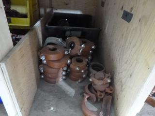 Qty of  Victaulic Water Suppression Fittings, Various Sizes *Note: Buyer Responsible for Load Out*