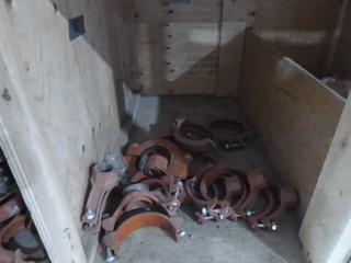 Qty of  Victaulic Clamps and Couplings, Various Sizes